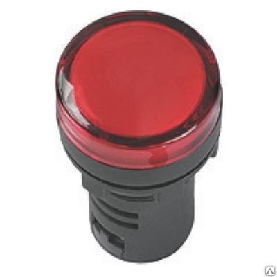 Индикатор светодиодный AD22DS (LED) d22мм красный 240В