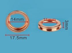 Ф11*17,5мм кольцо уплотнительное (11026-01М02)