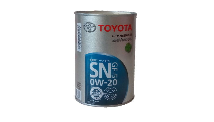 Моторное масло TOYOTA 0W20 SN/GF-5 1л 2