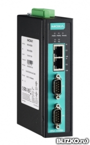 2-портовый асинхронный сервер RS-232/422/485 в Ethernet NPort 5250A MOXA