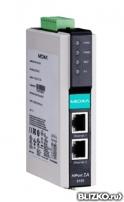 2-портовый асинхронный сервер NPort IA-5250-T MOXA RS-232/422/485 Ethernet