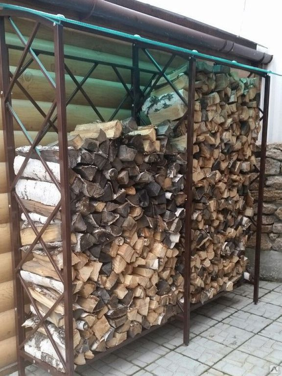 Дровяник для хранения дров, цена в Екатеринбурге от компании Сталининград