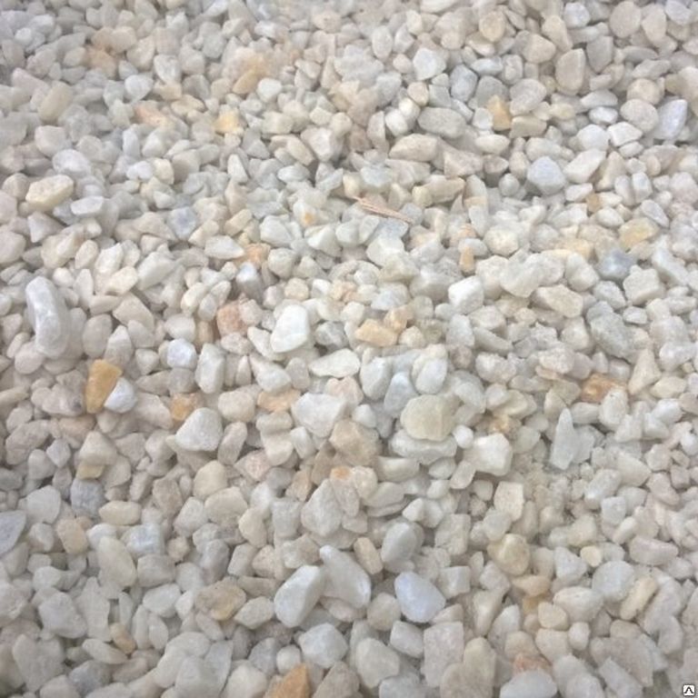 Мраморный щебень 5 - 20 мм (2 сорт)