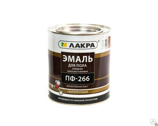 Эмаль ПФ-266 золотисто-коричневая Лакра 3 кг (упак.6 шт) 