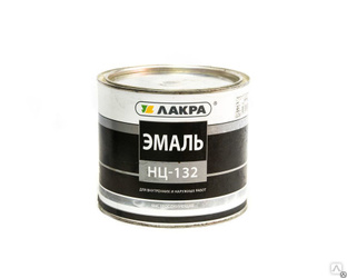 Эмаль НЦ-132 Черный Лакра 1.7 кг (упак. 6 шт) 