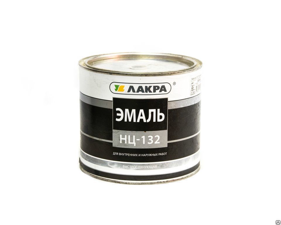Эмаль НЦ-132 Серый Лакра 1.7 кг (упак. 6 шт)
