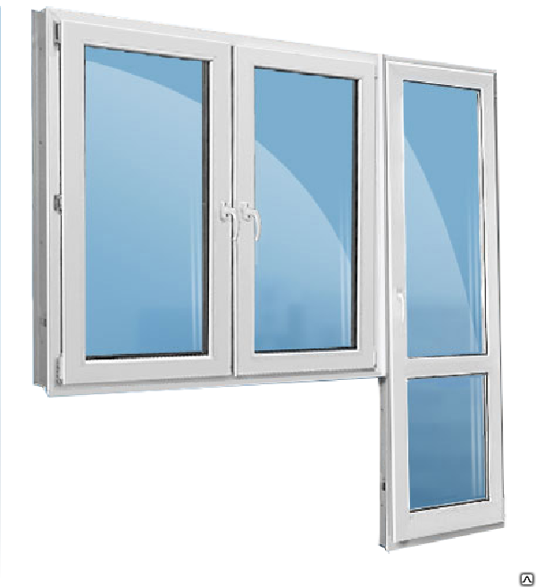 Пластиковые окна балконный блок (2000*2100 мм)