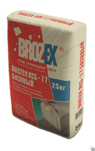 Клей для строительных конструкций для ячеистых блоков Brozex КСБ17 Базовый 