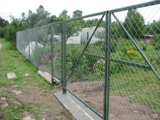 Забор из сварной сетки с полимерным покрытием #1