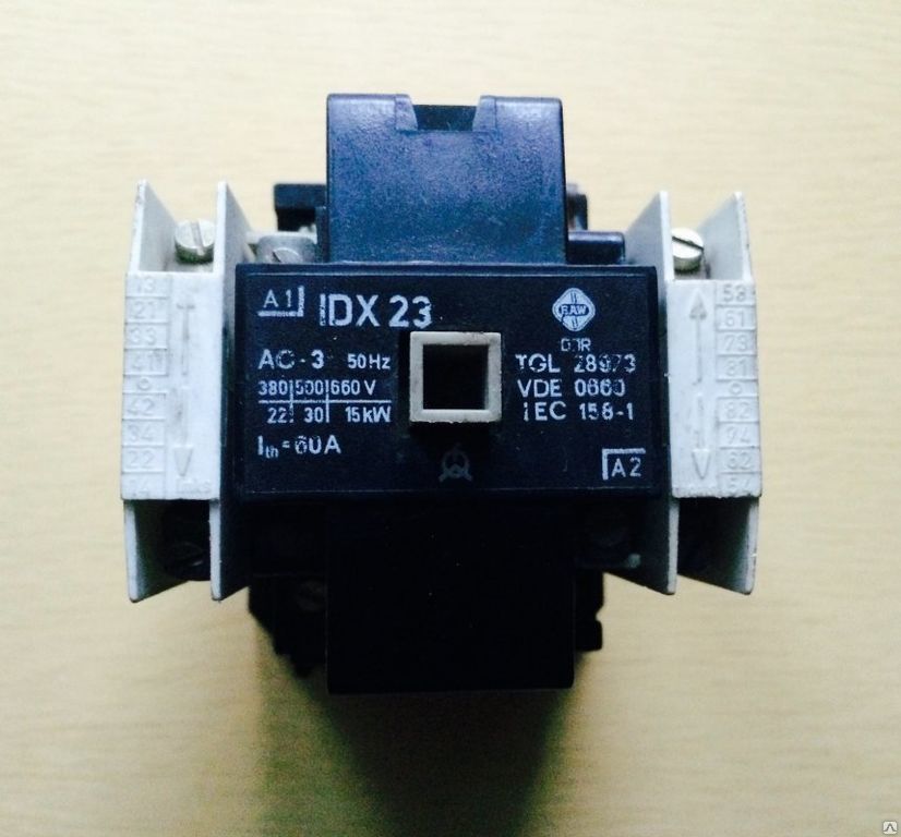 Контактор S-IDX-23 60А 220В 50Гц на гусеничные краны РДК-250, РДК-4
