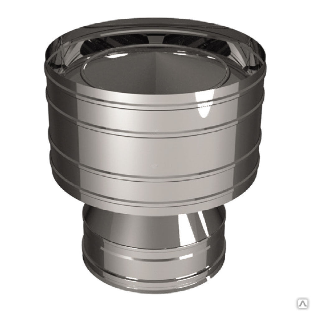 Дефлектор D120/220, AISI 321/оцинкованная сталь (Вулкан)