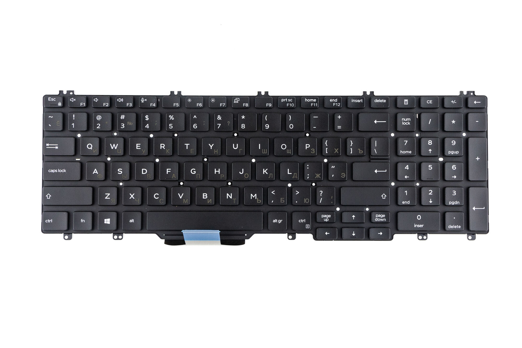 Клавиатура для ноутбука Dell 5501 p/n: PK132FA3A10 SG-97600-X3A 0DTJ5G