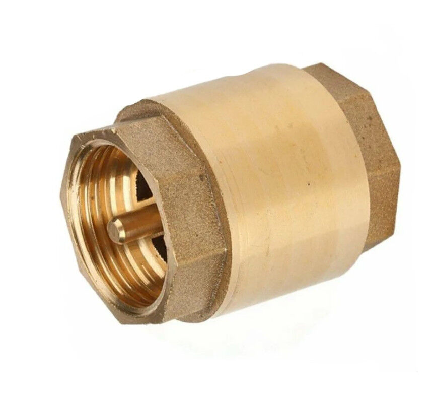 Клапан латунный обратный, пружинный, D= 32 мм, Ру16, межфланцевый, Бренд: Tecofi