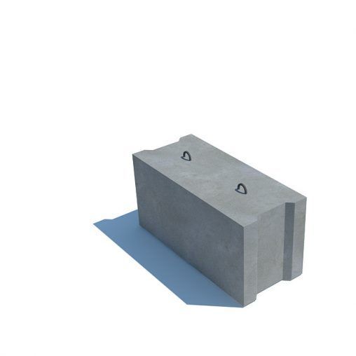 Фундаментный блок ФБС 12-5-6 1200х500х600 мм