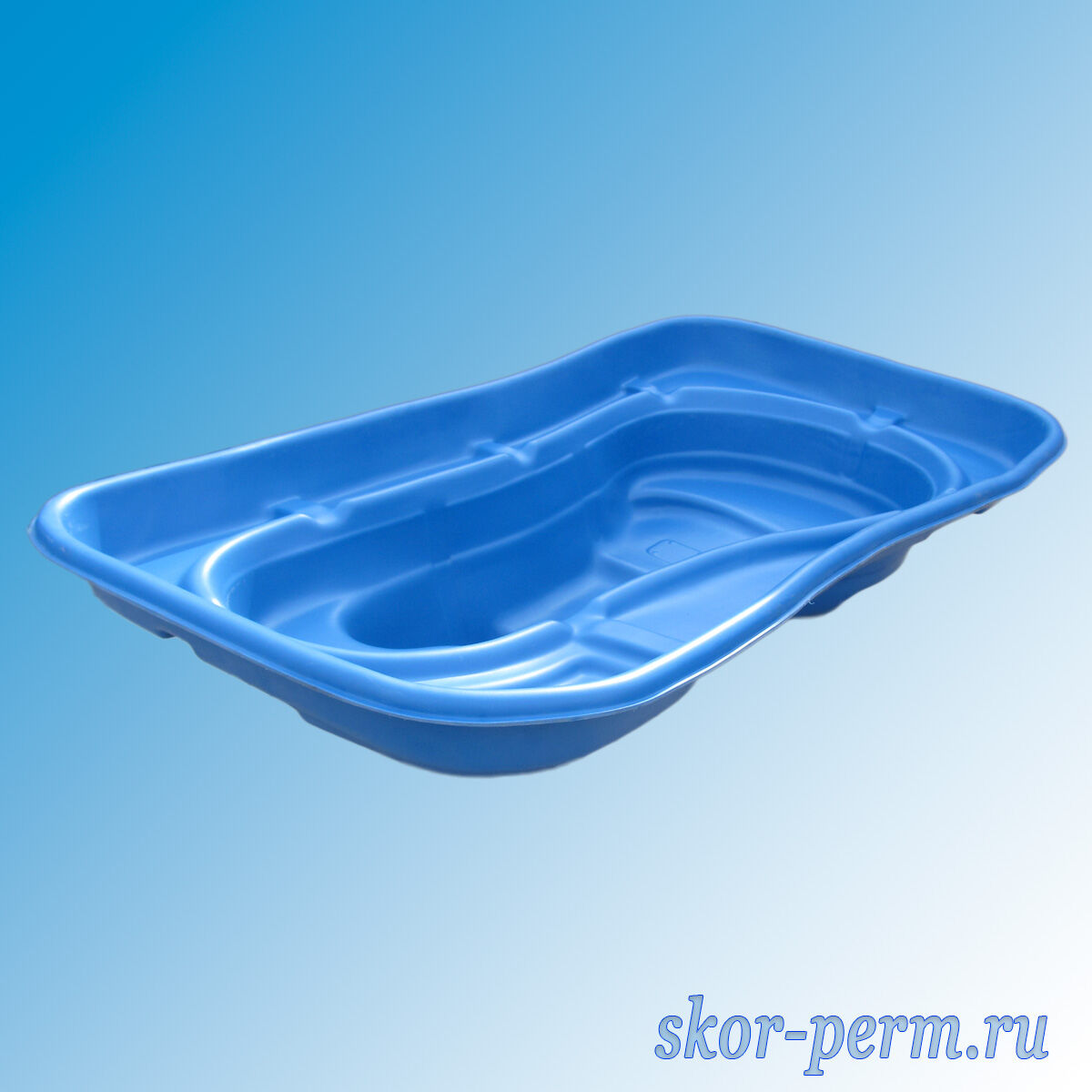 Чаша для пруда пластиковая 420 литров синяя