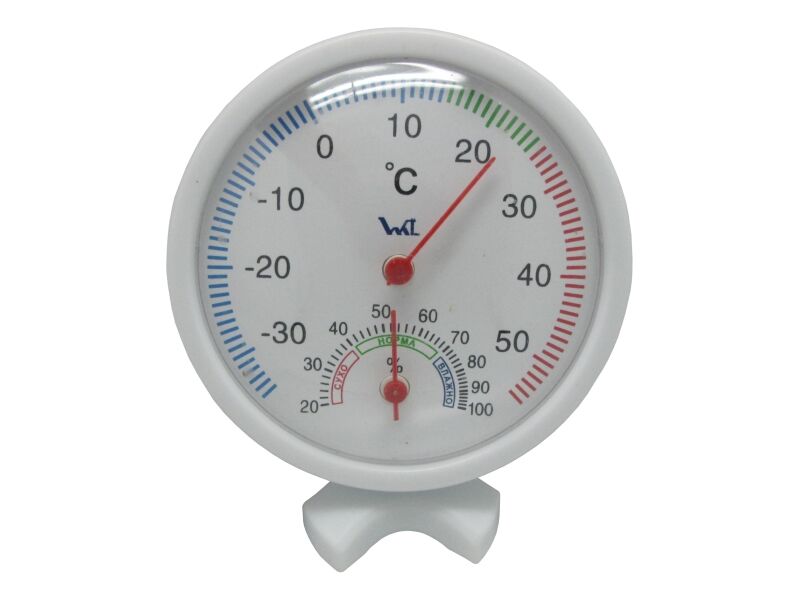 Термометр-гигрометр ТГК-2 бытовой (-30+50 гр./20%-100%) круглый