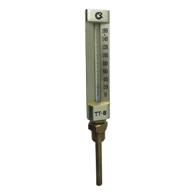 Термометр жидкостный виброустойчивый ТТ-В-150/100. П11 G1/2 (0-160C)