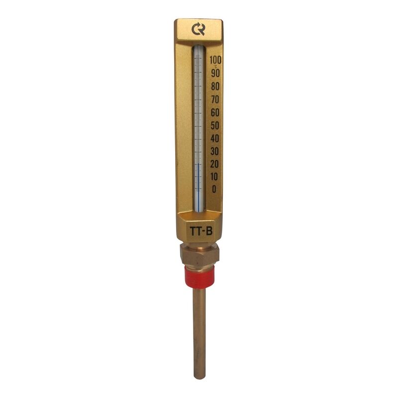 Термометр жидкостный виброустойчивый ТТ-В-150/100. П11 G1/2 (0-100C)
