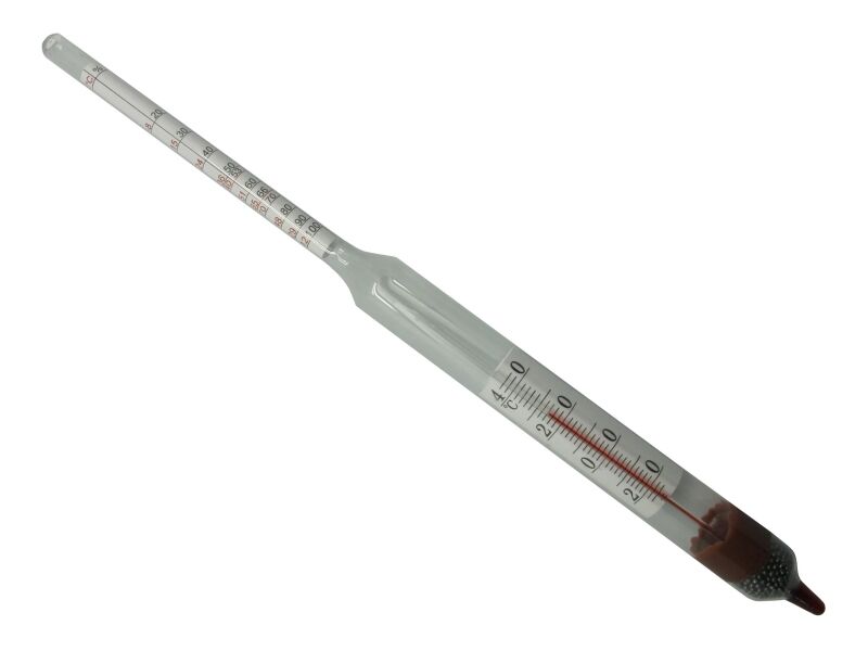 Ареометр-гидрометр АЭГ (20..100%) с термометром