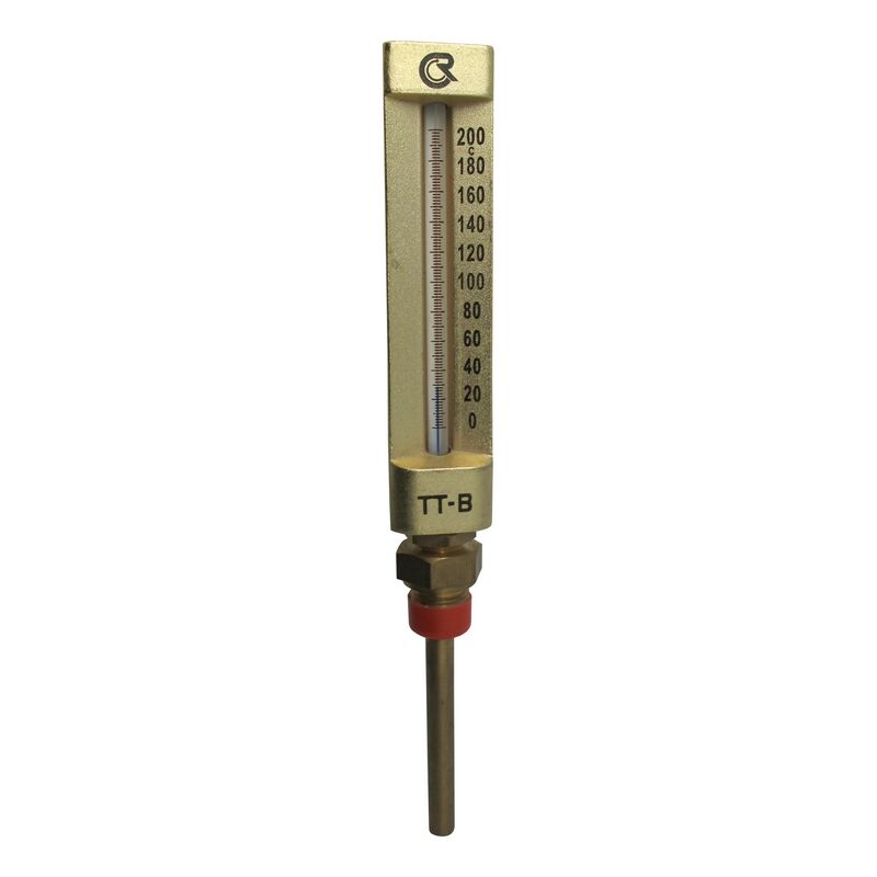 Термометр жидкостный виброустойчивый ТТ-В-150/50. П11 G1/2 (0-200C)