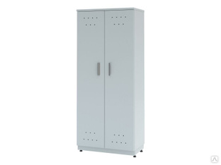 ЛК-800 ШГ Шкаф гардеробный (800х450х2010) (сталь, белый)