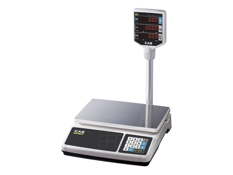 Весы торговые CAS PR-30P (LCD, II) (30 кг x 5/10г)