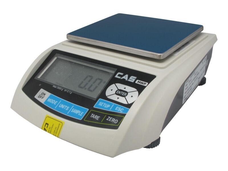 Весы лабораторные CAS MWP-3000 3 кг, ц.дел. 0,1 г (12,5х14,5) для Пурка ПХ-1М