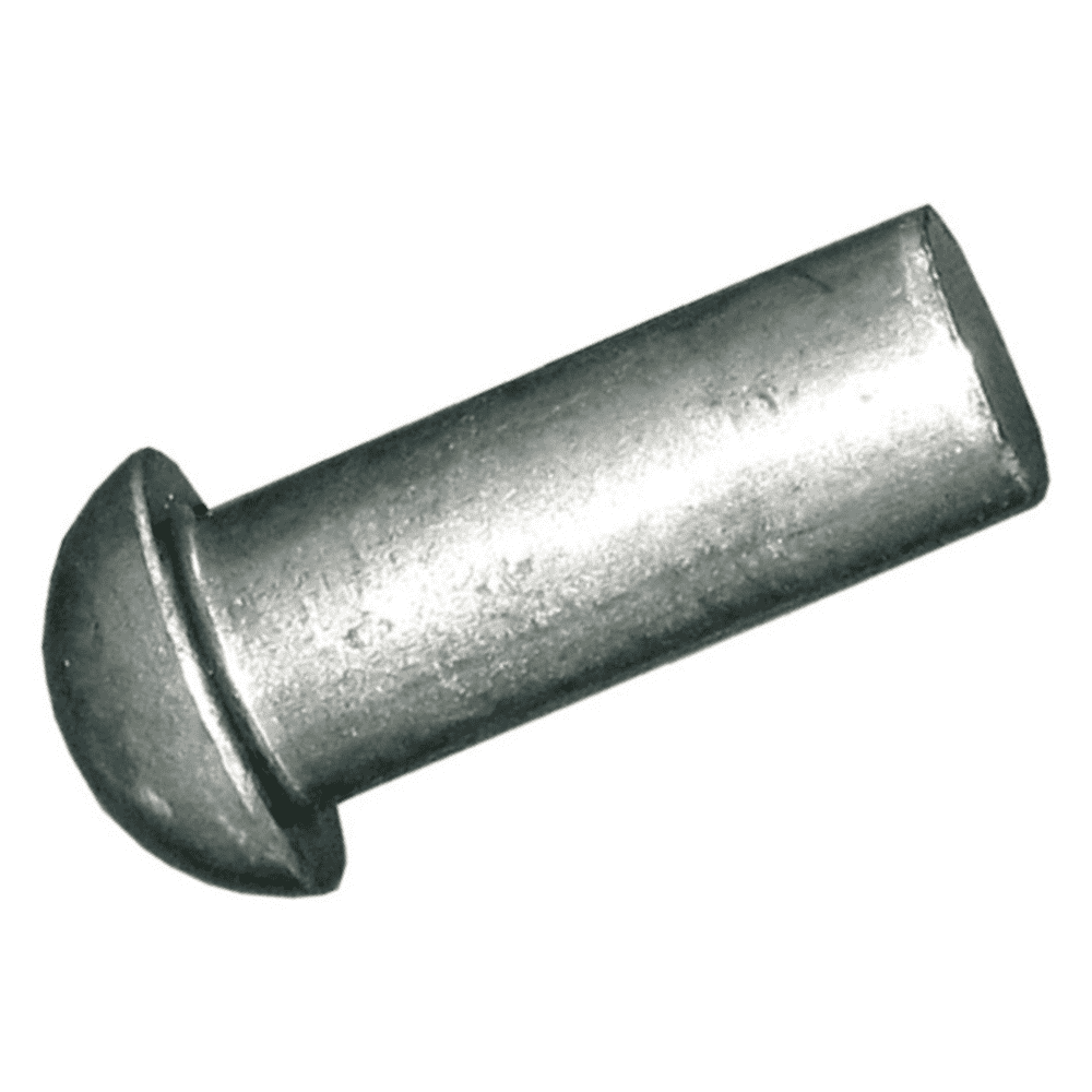 Заклепка ударная полукруглая DIN 660 алюминий 5х16 мм