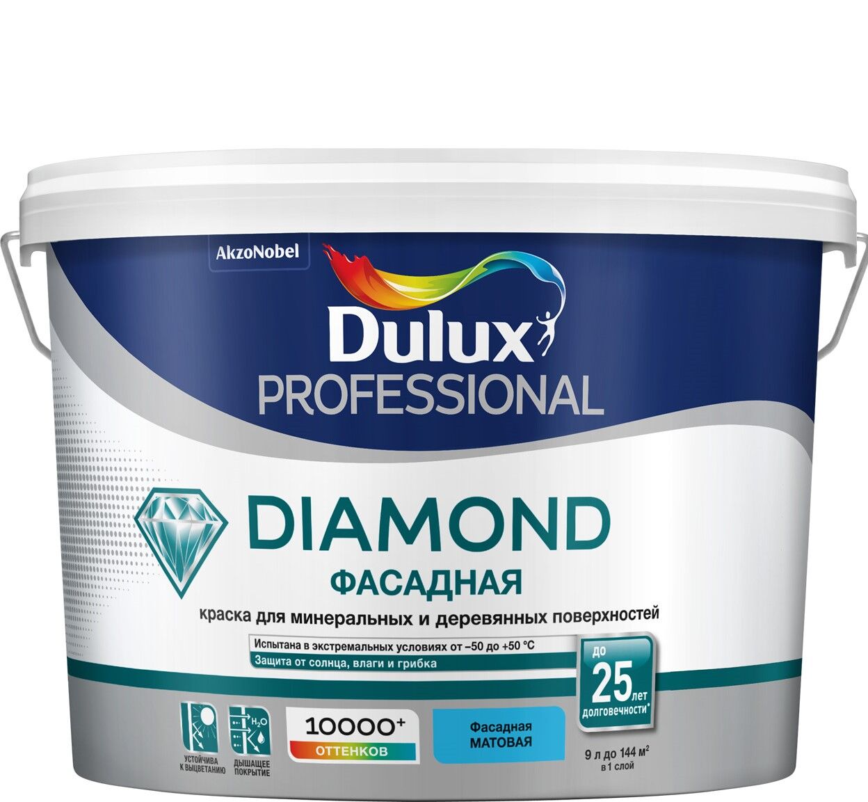 Краска фасадная Dulux Diamond