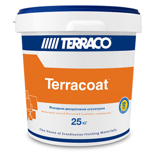 Декоративная штукатурка Terraco TERRACOAT SUEDE Silicone Декоративное покрытие на силиконовой основе с текстурой типа «з