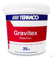 Декоративная штукатурка Terraco мелкозернистая GRAVITEX Decor на акриловой основе с текстурой типа «шагрень», 25 кг ведр