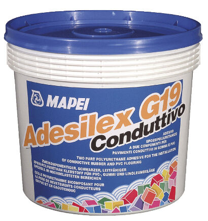 Двухкомпонентный эпоксидно-полиуретановый клей Adesilex G19 Conductive, Mapei, 5 кг