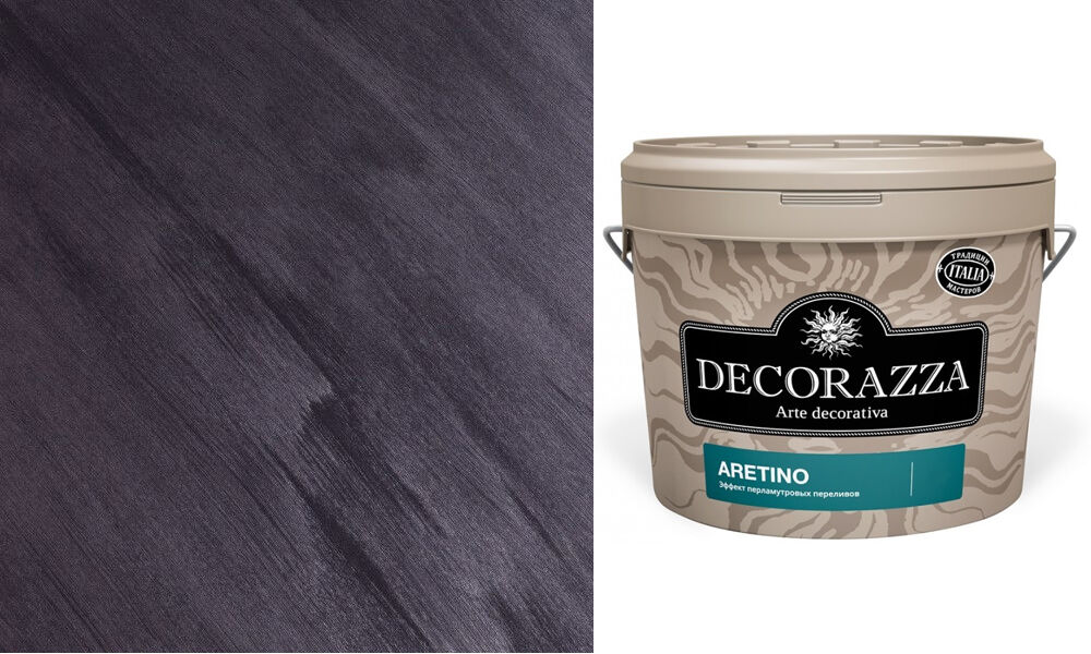 Decorazza Aretino / Декоразза Аретино покрытие с эффектом перламутровых переливов и мелкого песка, 1 л