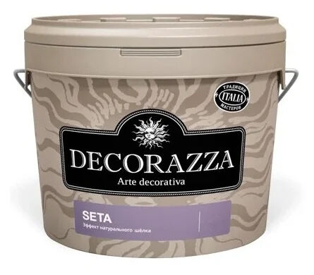 Decorazza Seta da vinci база ARGENTO ST-001 / Декоразза Сета да винчи Декоративное покрытие с эффектом перламутрового ше
