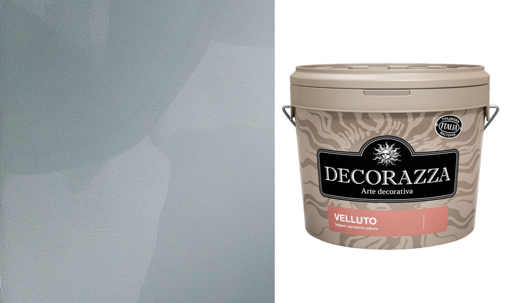 Decorazza Velluto / Декораззва Веллуто декоративное покрытие с эффектом бархата, 1 л