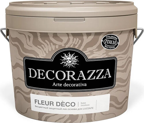 Decorazza FLEUR DÉCO (ФЛЁР ДЕКО) Base incolore / Бесцветный защитный лак-основа для добавления блёсток и глитеров Lucent