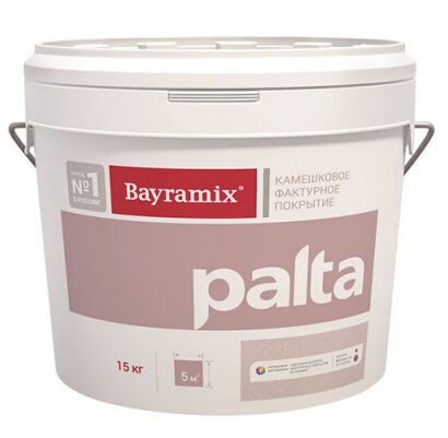 Bayramix Palta камешковая штукатурка зернистой фактуры для фасадных и интерьерных работ, крупная фракция, (K) 1,2-1,5 мм