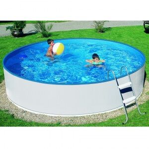 Сборный бассейн SummerFun Standard Arizona круглый, д=350 x 90 см, 8 м3, сталь 0,3 мм, картриджный фильтр, лестница, цен