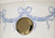 Печь CHRISTINEBERG, white + голубой декор, верхнее подключение (Keddy) #2