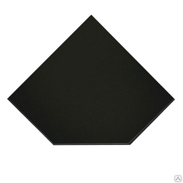 Предтопочный лист VPL021-R9005, 1100х1100, черный (Вулкан)