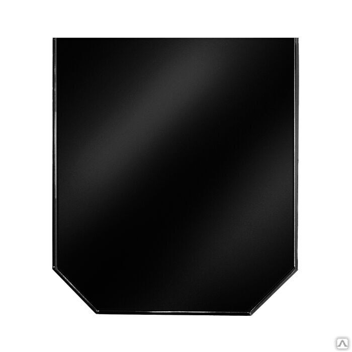 Предтопочный лист VPL061-R9005, 900х800, черный (Вулкан)