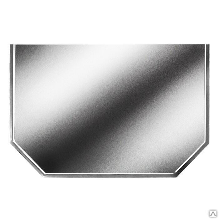 Предтопочный лист VPL062-INBA, 500х1000, зеркальный (Вулкан)