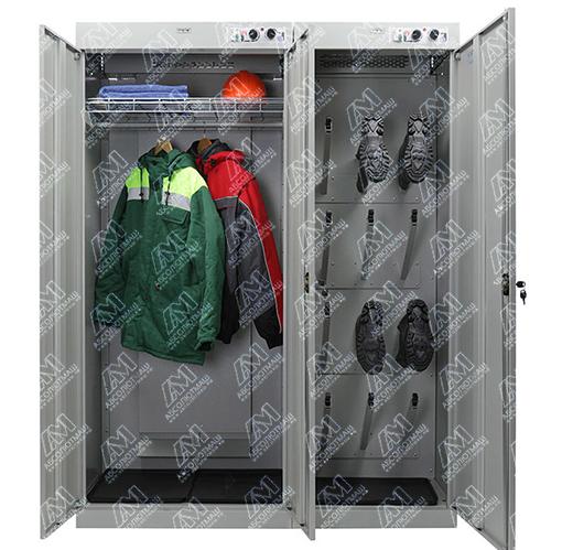 Шкаф для сушки боевой одежды пожарных АМ.МХБО.02