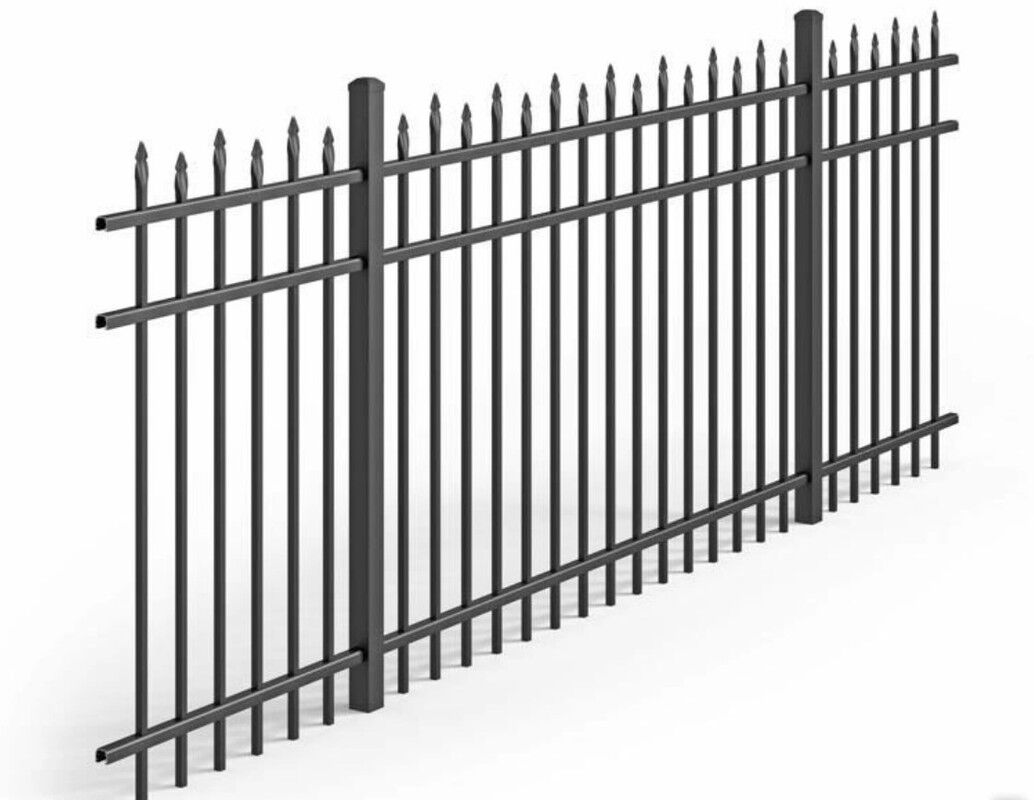 Забор кованый, L= 1730 мм, H= 2500 мм, Материал: сталь