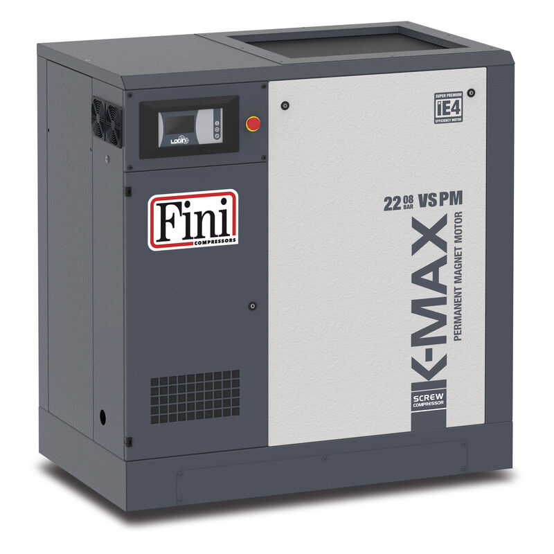 Винтовой компрессор без ресивера с осушителем, с частотником FINI K-MAX 22-
