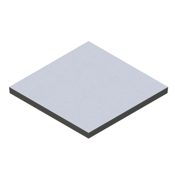 Панель фальшпола CS 30 600х600 низ: стальной лист 0,5 мм верх: антистатичный ПВХ 2 мм