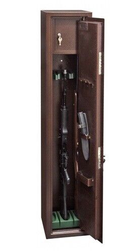 Оружейный шкаф КО-035т, 1250х250х280 мм, на 3 ружья
