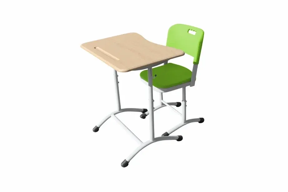 Ученический стол и стул комплект, МДФ/пластик