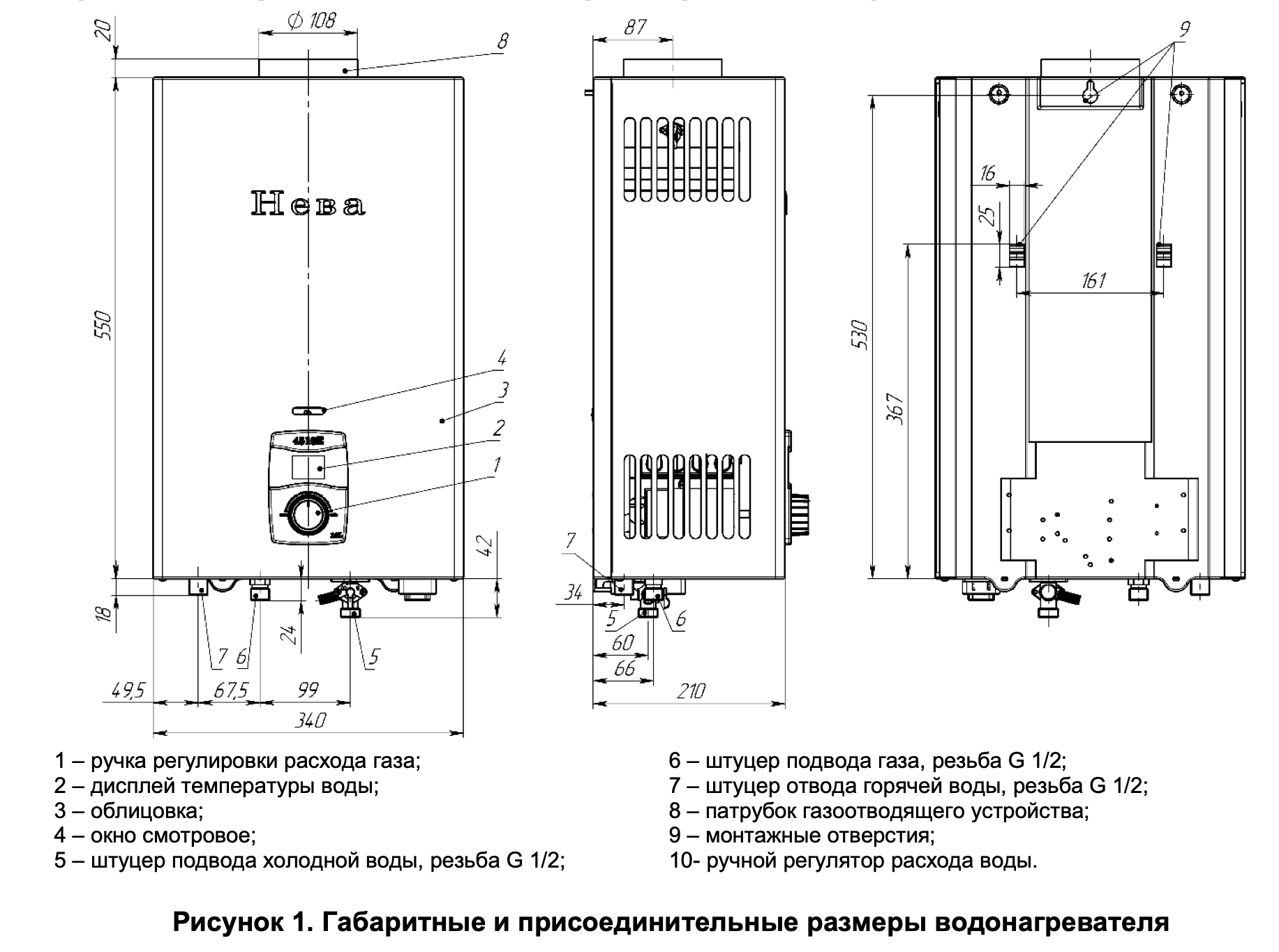 газовая колонка нева 4510 фото