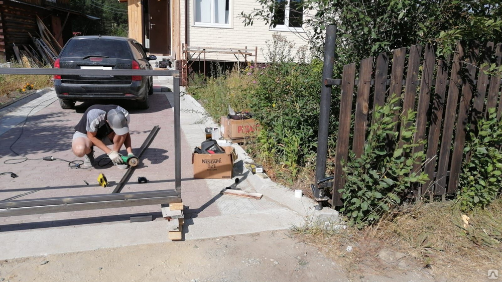 Изготовление, установка сдвижных, откатных ворот купить оптом от 17 800 ...